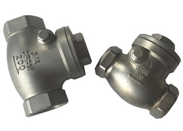 中国 ねじで締められたSS316およびSS304逆止弁、鋳造物鋼鉄振動逆止弁 サプライヤー