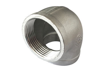 中国 Astmの標準304のステンレス鋼の管付属品BptかNptによって通される低圧の肘 サプライヤー