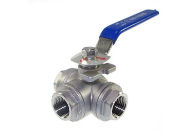 中国 ISO9001 2008 3水/オイルのための方法ステンレス鋼の球弁PN63圧力 サプライヤー